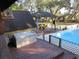 Pool area with deck and gazebo at 17840 Se 28Th Pl, Silver Springs, FL 34488