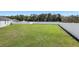 Fenced backyard featuring a lush lawn and plenty of space at 6215 Se 13Th St, Ocala, FL 34472