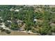 Aerial view of homes nestled in a lush, wooded landscape at 7740 Sw 70Th Ave, Ocala, FL 34476