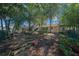 Large backyard with a variety of foliage and mature trees, partially fenced at 8639 Sw 116Th Lane Rd, Ocala, FL 34481