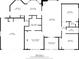 Detailed floor plan showcasing a spacious 2153 sq ft home with a kitchen, living room, and three bedrooms at 8639 Sw 116Th Lane Rd, Ocala, FL 34481