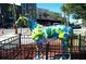 Vibrant horse statue in downtown Ocala, showcased in a fenced enclosure with surrounding street view at 10015 Sw 90Th Ct, Ocala, FL 34481
