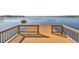 Wooden dock on a tranquil lake, offering direct access to the water for boating and recreation at 10900 Se Timucuan Rd, Summerfield, FL 34491