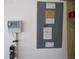 Electrical panel and timer ensures the home has reliable and safe power distribution at 13779 Sw 115Th Cir, Dunnellon, FL 34432