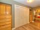 Bedroom with a closet and light brown wood look floors at 3375 Ne 49Th St, Ocala, FL 34479