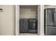 Convenient laundry closet with front-loading washer and dryer at 4940 E Fort King St, Ocala, FL 34470