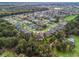 Expansive aerial view of a neighborhood showcasing well-maintained homes and verdant landscaping at 11084 Se 168Th Loop, Summerfield, FL 34491