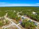 Aerial shot of a charming home nestled amid lush greenery, showcasing its serene setting and community at 13057 Sw 85Th Cir, Ocala, FL 34473