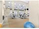 Well-equipped gym with carpet and modern exercise machines at 7451 Sw 111Th Pl, Ocala, FL 34476