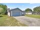 A well-maintained home with an attached garage, long driveway, and tidy lawn space at 11862 Se 72Nd Terrace Rd, Belleview, FL 34420