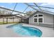 Beautiful backyard pool with screened enclosure at 6 Cherry Drive Ln, Ocala, FL 34472