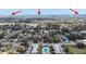 Wide aerial view showcasing the property's proximity to the water and nearby urban areas at 840 Center Ave # 98, Holly Hill, FL 32117