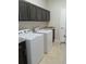 Well-organized laundry room with cabinetry and appliances at 8498 Sw 129Th Terrace Rd, Dunnellon, FL 34431