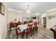 Formal dining area leading into a spacious living room offers an inviting atmosphere for entertaining and Gathering gatherings at 9276 Sw 89Th St Rd, Ocala, FL 34481