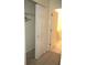 Hallway with beige carpet and closet with sliding doors at 11353 Sw 138Th Ln, Dunnellon, FL 34432