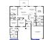 Detailed floor plan showcasing the layout of the home with four bedrooms, 2 car garage, great room and optional fireplace at 120 Dogwood Drive Cir, Ocala, FL 34472