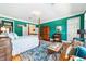 Main bedroom boasting four poster bed, seating area, and ensuite access at 2775 Sw 53Rd St, Ocala, FL 34471