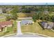 Aerial view of a home with a spacious yard and neighboring houses in a residential area at 5297 Se 39 Loop, Ocala, FL 34480