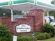 Entrance sign to Rainbow Lakes Estates at a local gas station at 55 Sw Fig Tree Ln, Dunnellon, FL 34431