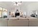 Bright living room featuring an open floor plan and recessed lighting at 10080 Se 68Th Ct, Belleview, FL 34420