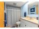 Bathroom with shower/tub combination, sink, and vanity at 2840 Se 35Th St, Ocala, FL 34471