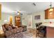 Cozy living room with a granite bar, comfortable seating, and decorative accents at 2840 Se 35Th St, Ocala, FL 34471