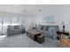 Bright and airy living room featuring comfortable seating, neutral decor, and soft carpeting for a cozy feel at 3853 Se 60Th St, Ocala, FL 34480