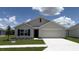Charming single-story home with a two-car garage and a well-manicured lawn at 8502 Las Palmas Way, Wildwood, FL 34785