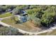 Aerial view of the property showcasing the home and surrounding acreage at 10215 Sw 134Th Ct, Dunnellon, FL 34432