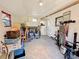 Shed interior; features lighting, windows, and storage for equipment at 13521 N Magnolia Ave, Citra, FL 32113