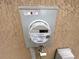 Close up of the Honeywell branded SECO electric meter at 3044 Sw 168Th Loop, Ocala, FL 34473