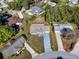 Aerial view of property showcasing the home, landscaping, and surrounding neighborhood at 8231 Sw 108Th Loop, Ocala, FL 34481