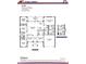 Detailed floor plan showcasing layout of a 4-bedroom, 2-bath home with 2-car garage at 9361 Se 162Nd Pl, Summerfield, FL 34491