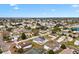 Beautiful aerial view of the neighborhood showcasing the well-maintained homes and mature landscaping at 9750 Se 179Th Pl, Summerfield, FL 34491