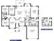 Detailed floor plan showcasing layout of bedrooms, kitchen, Gathering room, and two-car garage at 13418 Sw 60Th Court Rd, Ocala, FL 34473