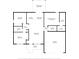 Detailed floor plan showcasing layout of bedrooms, bathrooms, kitchen, living room, and garage at 3705 Se 137Th Ln, Summerfield, FL 34491