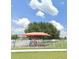 Community playground beneath a sun shade provides the opportunity to play and socialize at 434 Bar Ct, Kissimmee, FL 34759