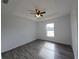 Primary bedroom featuring recessed lighting, wood flooring, and a ceiling fan at 5500 Sw 151St Street Rd, Ocala, FL 34473