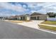 A charming one-story home features a combination of stone accents, a light green exterior, and neighborhood street view at 6367 Sw 70Th Cir, Ocala, FL 34474