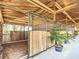 Interior of well-maintained barn stalls, with plenty of room at 7688 Se 135Th St, Summerfield, FL 34491