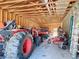 Shed with ample space for parking tractors and other farm equipment at 7688 Se 135Th St, Summerfield, FL 34491