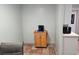 Small dining area in the house featuring a portable wooden cabinet, and tiled floors at 10831 Se 50Th Ter, Belleview, FL 34420