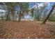 A partially wooded backyard offering a glimpse of the house in the background at 11684 Sw 56Th Ter, Ocala, FL 34476