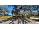 Expansive front yard featuring mature trees, lush greenery, and a well-maintained lawn at 14805 Se 51St Ct, Summerfield, FL 34491