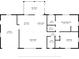 Detailed floor plan showcasing layout of bedrooms, bathrooms, living spaces, and garage at 1912 Se 169Th Ct, Silver Springs, FL 34488