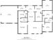 A detailed floor plan showcasing the layout of the home with labeled rooms and measurements at 6890 Nw 21St St, Ocala, FL 34482