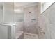 Beautiful tiled shower with built-in bench and niche at 8864 Sw 85Th Loop, Ocala, FL 34481