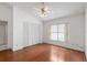 Bedroom with a closet and ceiling fan at 9064 Sw 91St Cir, Ocala, FL 34481