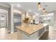 Modern kitchen with stainless steel appliances and pendant lighting at 9085 Sw 89Th Loop, Ocala, FL 34481