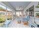 Relaxing sunroom with patterned tile, comfortable seating, and natural light at 9348 Sw 82Nd Ter # C, Ocala, FL 34481